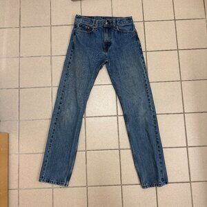 Levi’s 505 Straight Leg Jeans Medium Wash 30x34